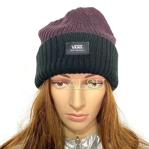 maroon vans beanie